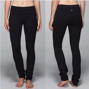 Lululemon purple skinny groove wunderunder legging